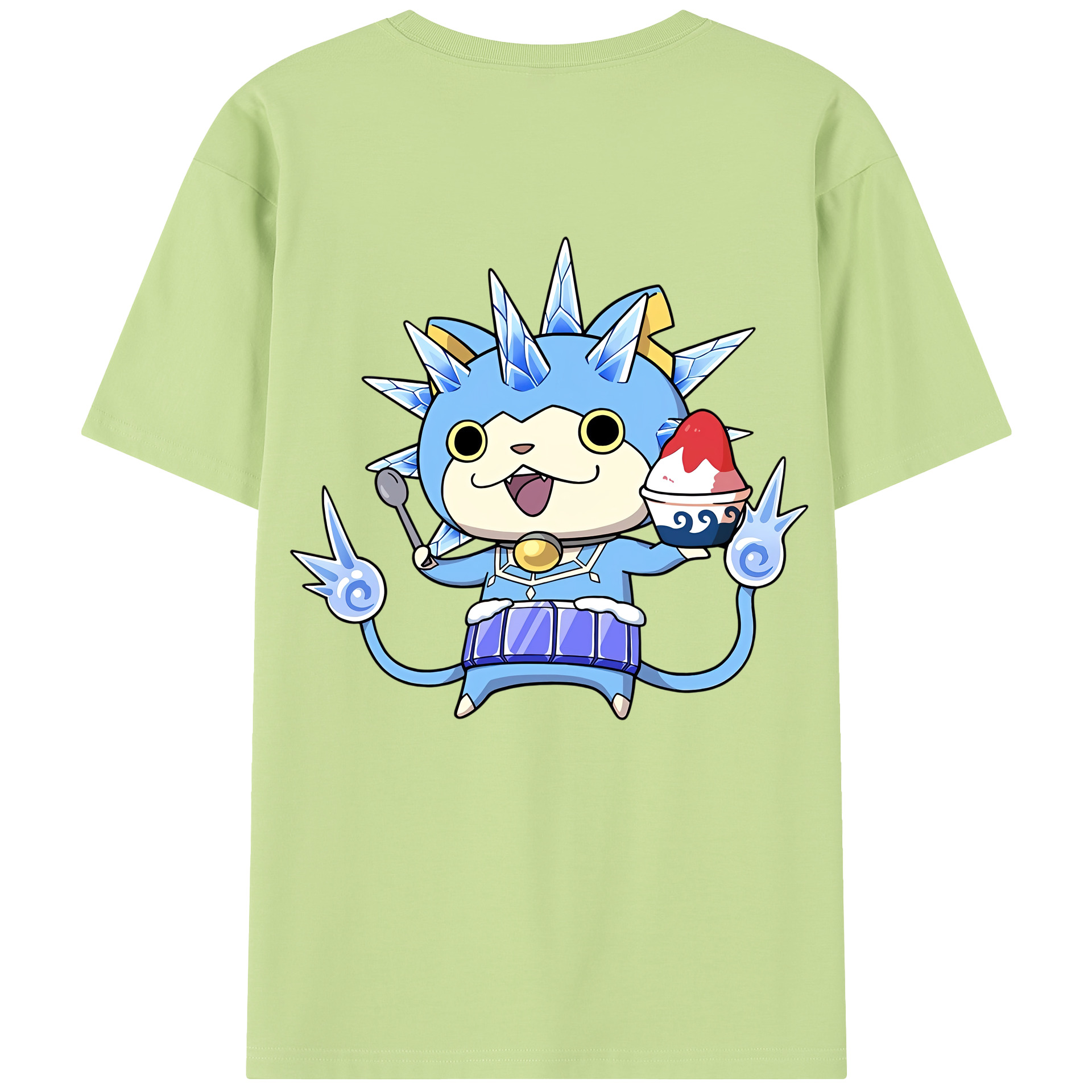 （画像用） 妖怪ウォッチ Yo-kai Watch 綿100％半袖Tシャツ（背面プリント）